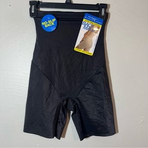 SlimShaper by Miracle Brands Womens High-Waisted Tummy Tuck Thigh Slimmer